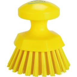 Lot de 15 Brosse ronde soleil, Ø110 mm, Dur, Jaune - Image principale