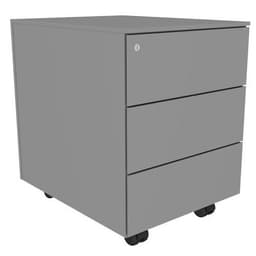 Caisson mobile métal 3 tiroirs Aluminium - Image principale
