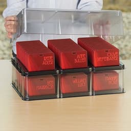 Lot de 2 Boîte de rangement pour 50 badges standards - Image 4