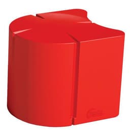 Pouf ovale Connexio - rouge - Image principale