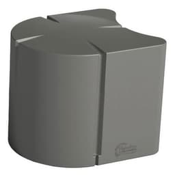 Pouf ovale Connexio - gris quartz - Image principale