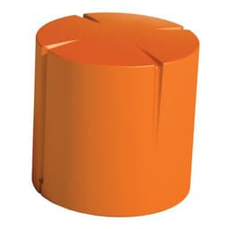 Pouf rond Connexio - orange - Image principale