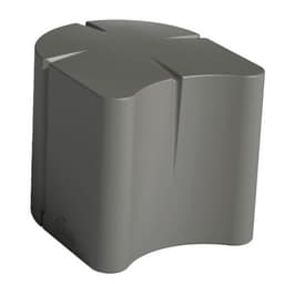 Pouf ovale Connexio - gris quartz - Image 4