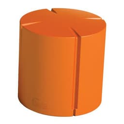 Pouf rond Connexio - orange - Image 2