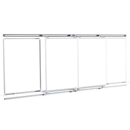 Tableau blanc coulissant composé de 4 panneaux pour ENI - Image principale