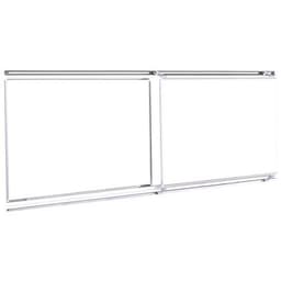 Tableau blanc coulissant composé de 2 panneaux pour ENI - Image principale