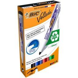 Pochette 4 marqueurs Velleda pointe ogive BIC - Image principale