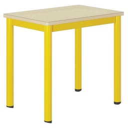 Table Carélie mobile 70x50 cm strat. coq oeuf chts alaisés - Mobidecor - Image principale