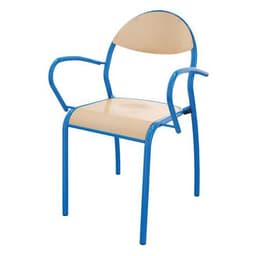 Fauteuil Rondo'o 4 pieds accotoirs tube Mobidecor - Image principale