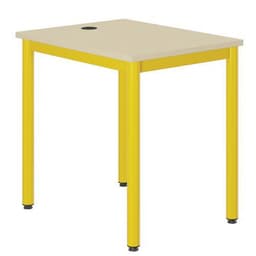 Table informatique 60 x 80 cm T6 stratifié chants polypro - Mobidecor - Image principale