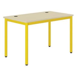 Table Info prof 70 cm T6 passe câble strat. chants polypro- Mobidecor - Image principale