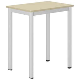 Table Carélie mobile 70x50 cm méla coq oeuf chts polypro. - Mobidecor - Image 2