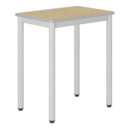 Table Carélie 70 x 50 cm fixe stratifié hêtre chants polyuréthane - Image 2