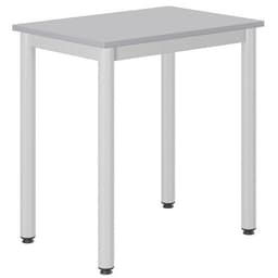 Table Carélie 70x50 cm fixe méla gris chants polypropylène - Mobidecor - Image 2
