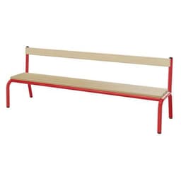 Banc hêtre massif avec dossier T1 - T3 - Mobidecor - Image 2