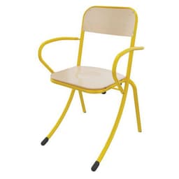 Fauteuil Trévise AST accotoirs tube - bleu - Image 2