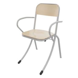 Fauteuil Trévise AST accotoirs tube - bleu - Image 3