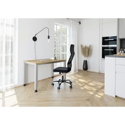 Bureau droit pieds carrés 140 cm - Hammerbacher - Image 5