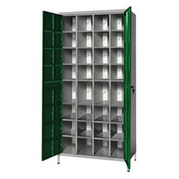 Armoire de stockage 32 téléphones/tablettes Gris/Vert - Manutan Expert - Image 3