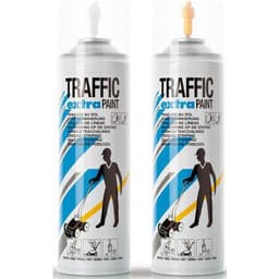 Peinture en aérosol pour machine Perfekt Striper® - Traffic extra coloris blanc - Image 2