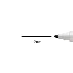 Marqueur pointe ogive Staedtler - noir - Image 2