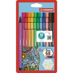 Etui 12 feutres Pen 68 Stabilo - Image principale