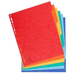 Jeu 6 intercalaires maxi carte lustrée A4+ 26 x 32 cm - Image 4