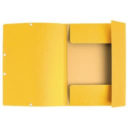Chemise élastique et rabats A4 Jaune - Image 2