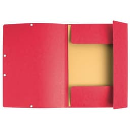 Chemise élastique et rabats A4 Rouge - Image 2