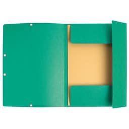Chemise élastique et rabats A4 Vert - Image 3
