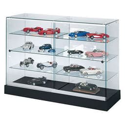 Vitrine ASF147 Lxhxp: 125 x 90 x 46 cm socle Noir - Image 2