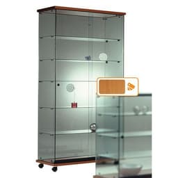 Vitrine Easy E6 Lxhp: 92 x 182 x 47 cm socle Hêtre - Image principale