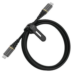 Câble Premium tressé et renforcé USB-C à USB-C 3m noir - Image principale