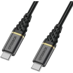 Câble Premium tressé et renforcé USB-C à USB-C 3m noir - Image 2