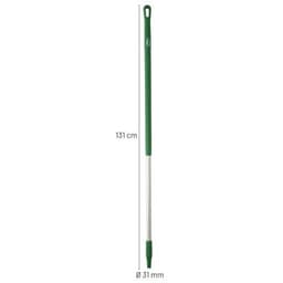Manche aluminium, Ø31 mm, 1310 mm, Vert - Image 2