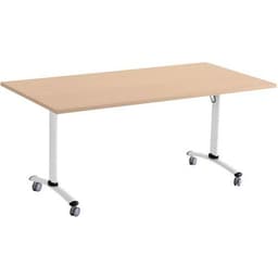 Table rectangulaire plateau mélaminé pivotant Axe - Manutan Expert - Image 4