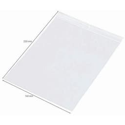 1000 sacs zip neutres épaisseur 60 microns l x H : 140 x 220 mm - Image 4