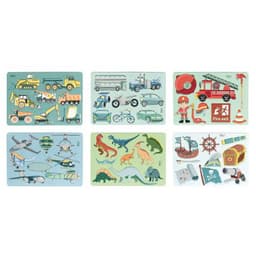 Ensemble 6 pochoirs aventure plastique - Image principale
