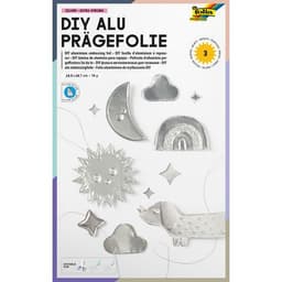 Papier gravure 70µ, à repousser argent 18,5x29,5cm (lot de 3) - Image principale