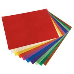 Pochette 10 feuilles assorties papier vitrail 18.5 x 30 cm - Image 3