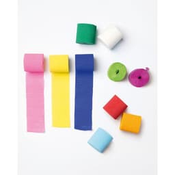 Lot 10 rouleaux de bandes crépon ignifuge couleurs assorties 5 cm x 10 m - Image 3