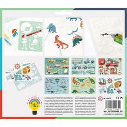 Ensemble 6 pochoirs aventure plastique - Image 8