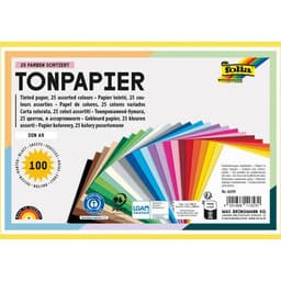 Assortiment 100 feuilles papier dessin A5 130g en 25 coloris - Image 2