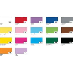Assortiment 500 feuilles carton dessin A4 180g 17 coloris - Image 16