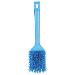 Lot de 10 Brosse à main manche court, 300 mm, dur, bleu - Image 2