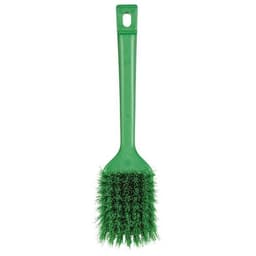 Lot de 10 Brosse à main manche court, 300 mm, dur, vert - Image 2