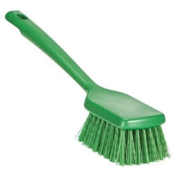 Lot de 10 Brosse à main manche court, 300 mm, dur, vert - Image 3