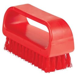 Lot de 10 Brosse à ongles, 95 mm, medium, rouge - Image 2