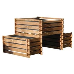 Trio potager biocarré 2 m² à hauteur - 2 bacs 0,5m² - 1 bac 1m² - Image principale