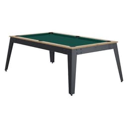 Billard Steel cadre chêne sablé - pieds gris Rene Pierre - Image principale